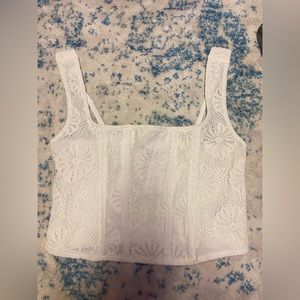 American eagle white tank top